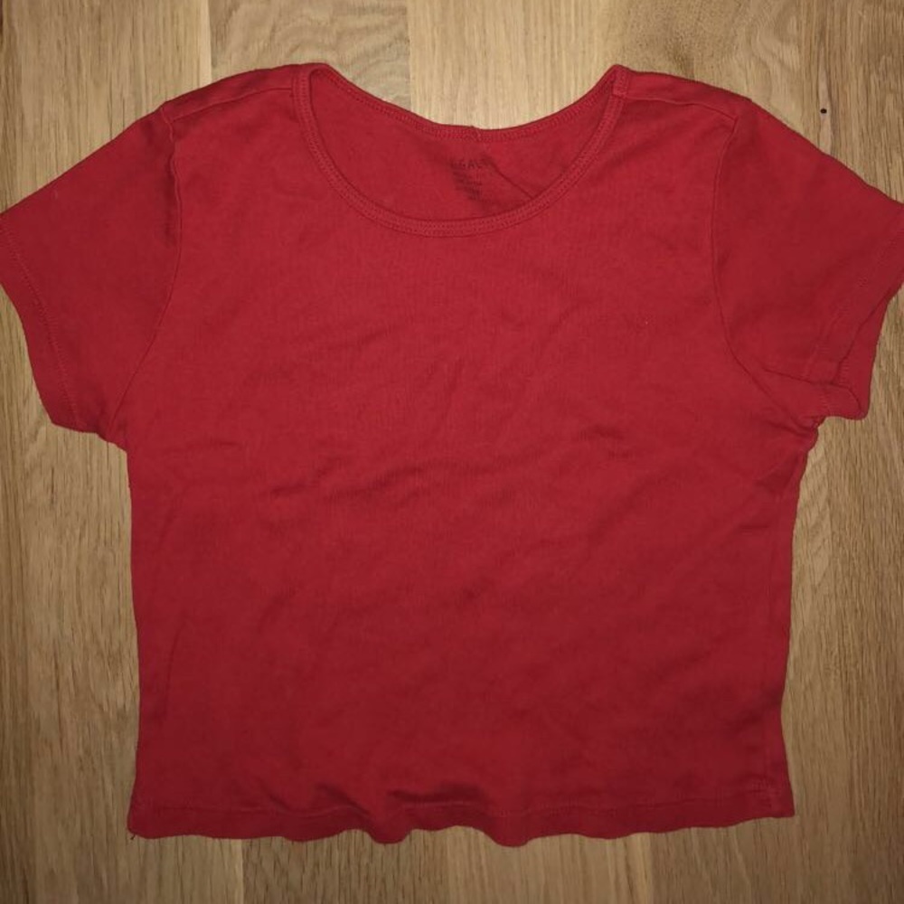 Brandy Melville / john halt red cropped tee